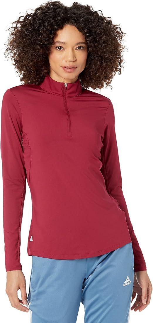 Amazon.com: adidas Golf Women's Standard Ultimate365 Sun Protection Golf Shirt, Legacy Burgundy, ... | Amazon (US)