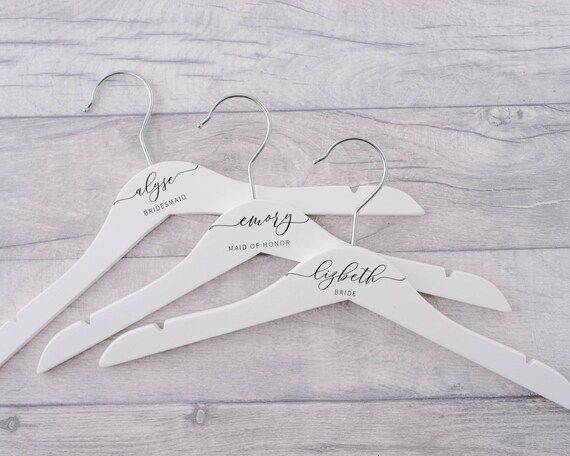 Wedding Dress Hanger  Personalized Bridesmaid Gift  Bridal | Etsy | Etsy (US)