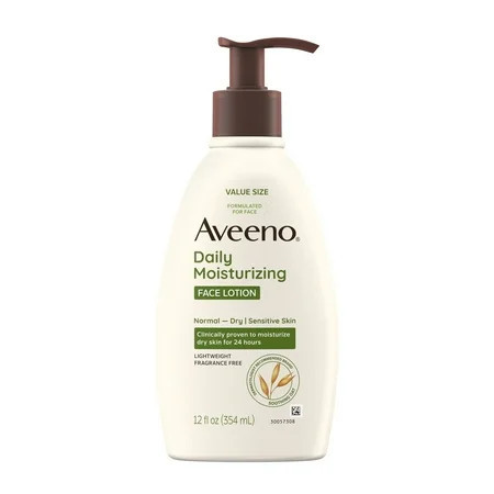 Aveeno Daily Moisturizing Face Lotion with Oat for Dry Skin | Walmart (US)