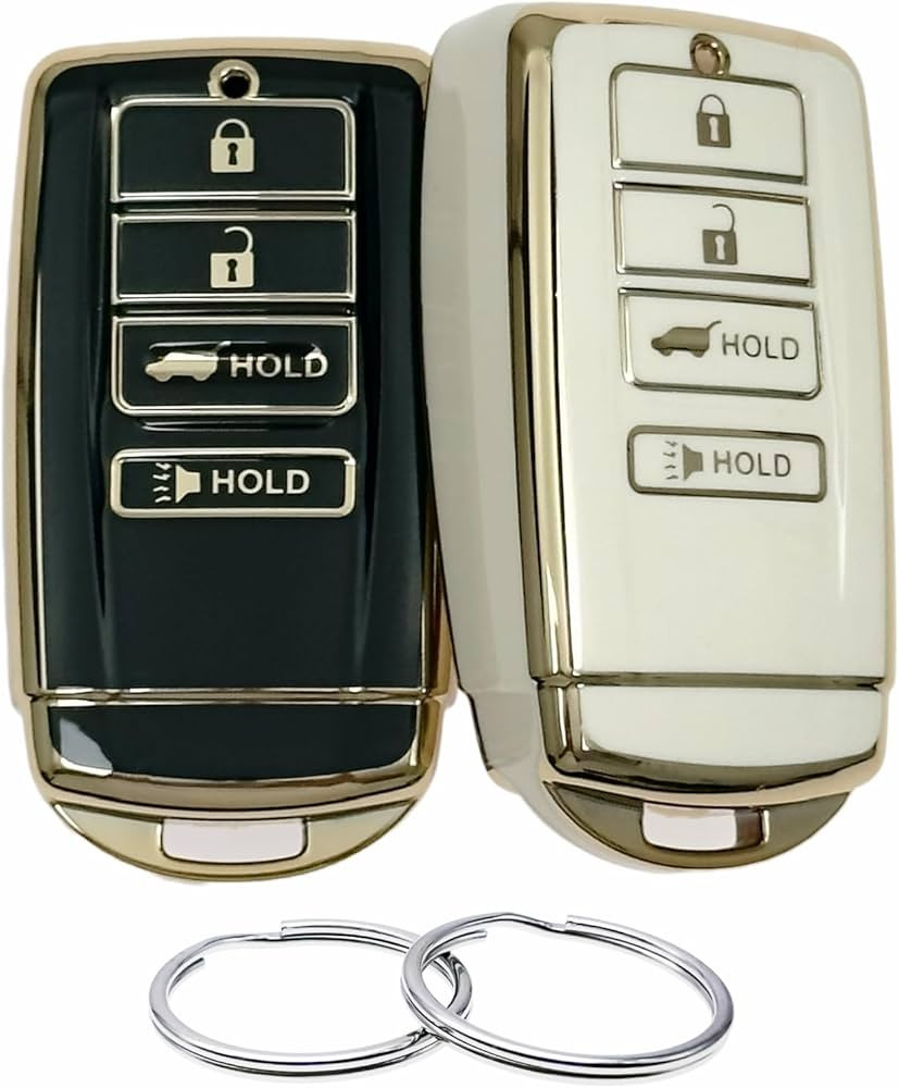 REPROTECTING TPU Key Fob Cover Compatible with 2015-2022 Acura ILX MDX RDX RLX TLX (Black/White, ... | Amazon (US)