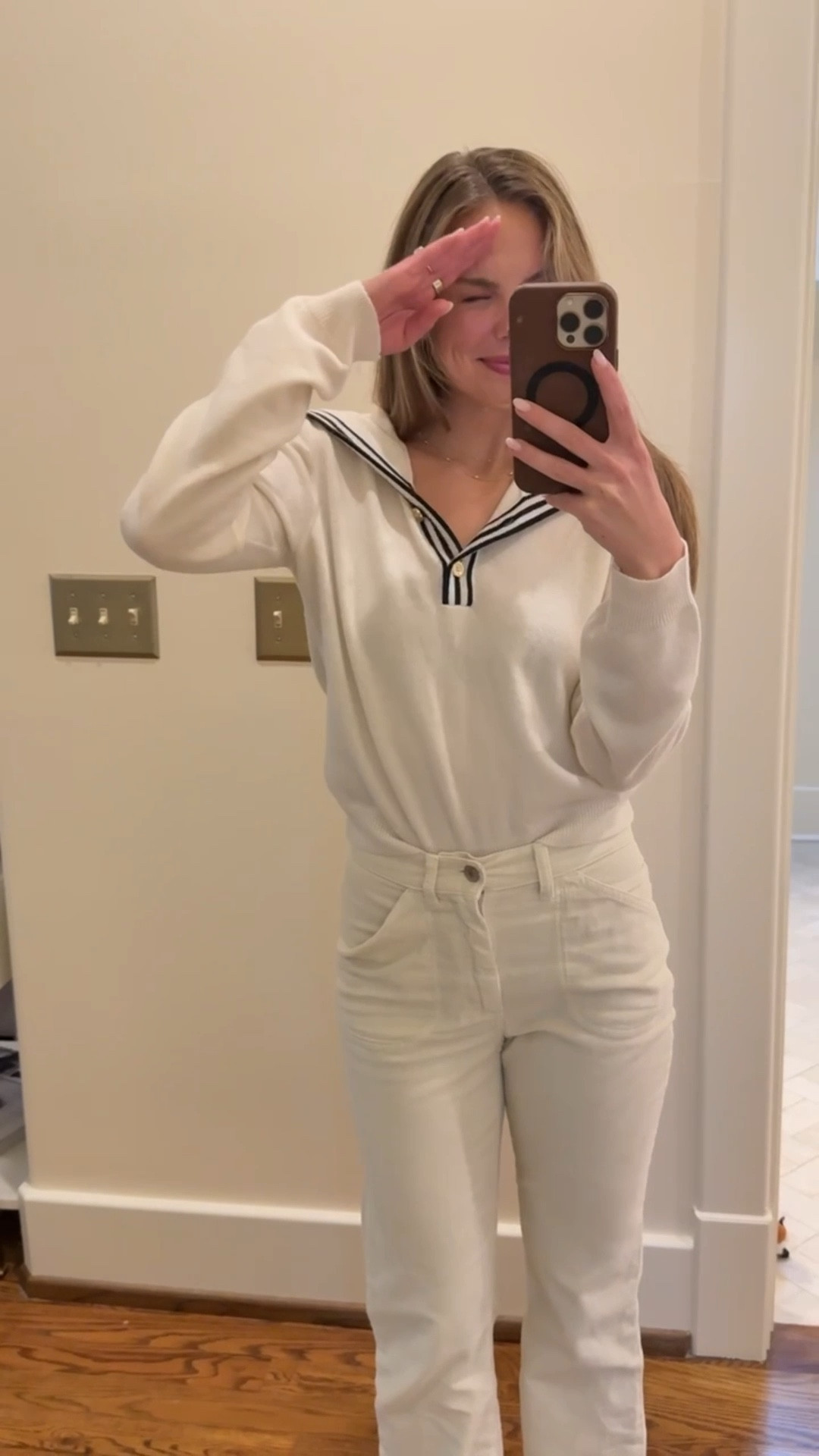 This top is giving sailor vibes and I love it! Definitely packing it for France 🇫🇷⚓️

#LTKTravel #LTKStyleTip #LTKWatchNow