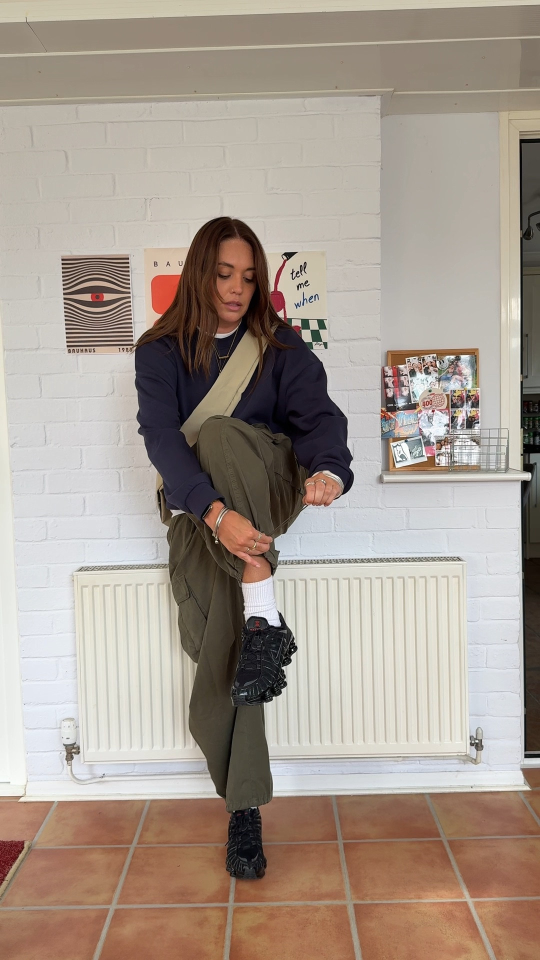 Navy and khaki combo will forever be a favourite 🙂‍↕️

#cargopants #tomboyfemme #tomboystyle #baggypants #baggyoutfit #streetstyle #nikeshox #bershka

#LTKuk #LTKstyletip #LTKautumn