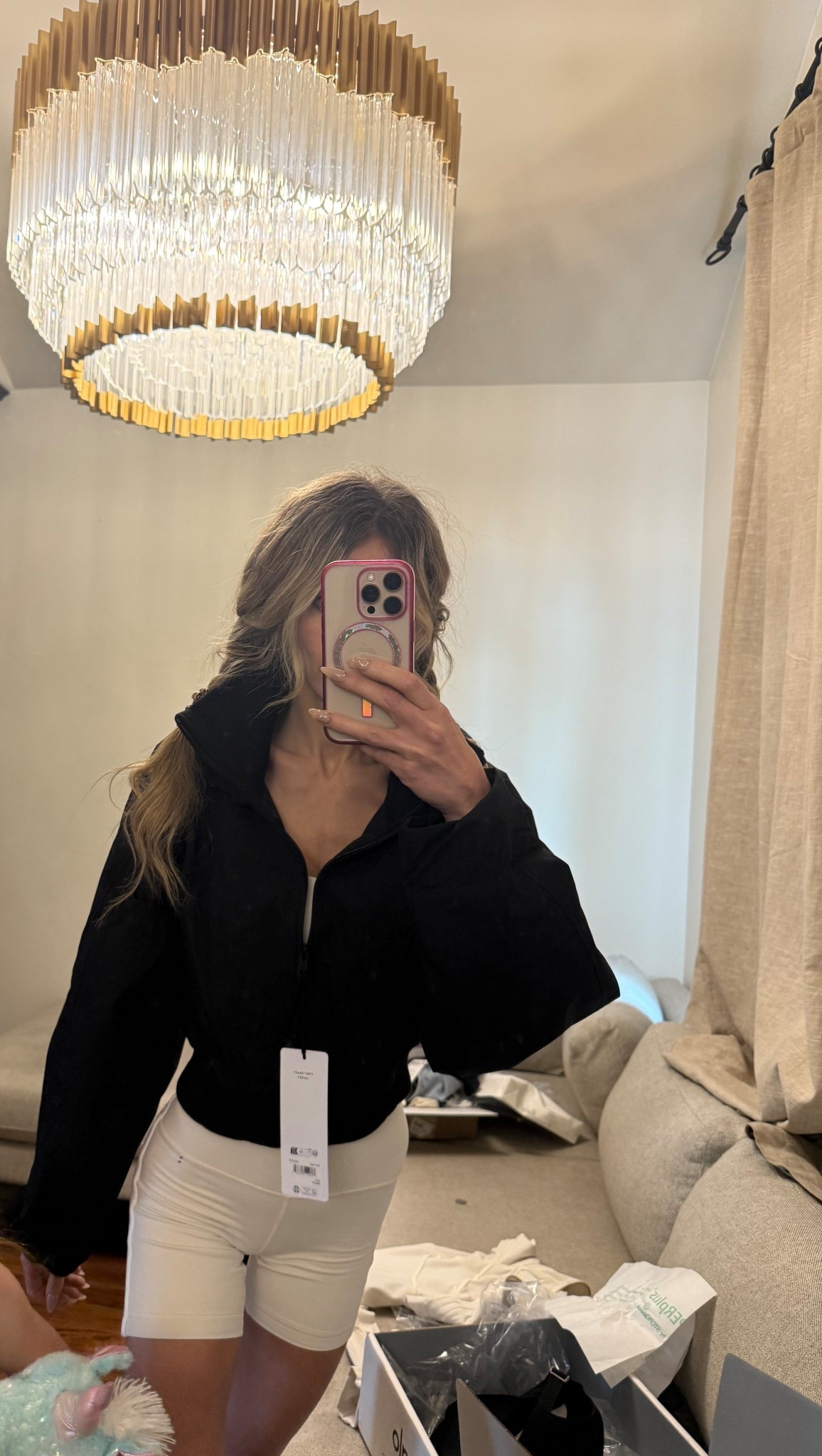 This amazing black jacket is selling fast! I love the high structured neck  @Alo Yoga 

#LTKgrwm #LTKootd #LTKfitnessgoals