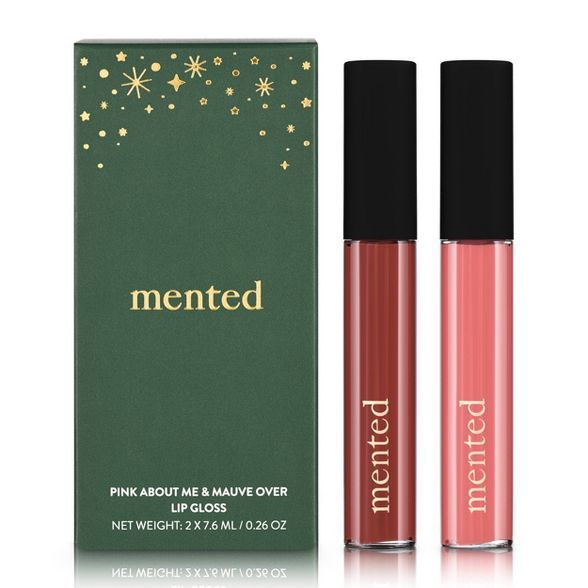 Mented Cosmetics Holiday Gloss Lip Makeup Duo Gift Set - 0.52oz | Target