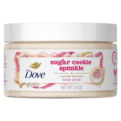 Dove Beauty Limited Edition Holiday Treat Mini Body Scrub - Sugar Cookie Sprinkle - 3.5oz | Target