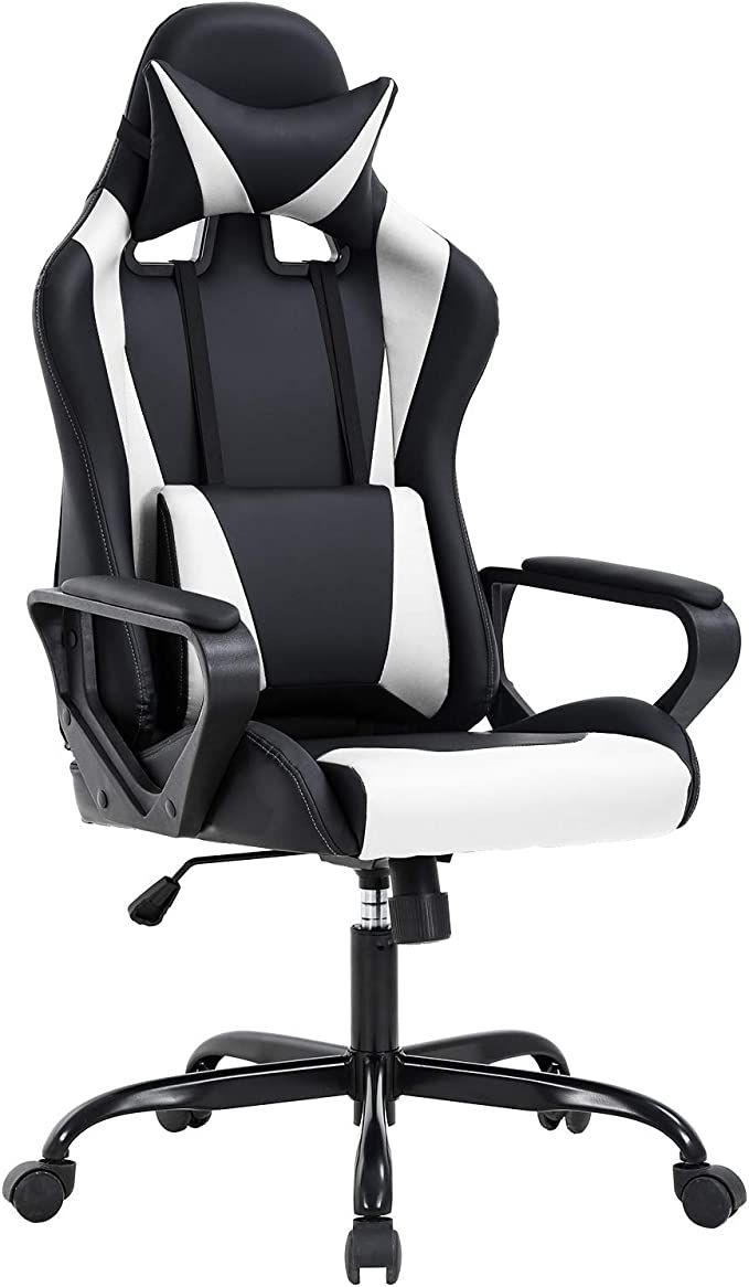 BestOffice High-Back Gaming Chair PC Office Chair Computer Racing Chair PU Desk Task Chair Ergono... | Amazon (US)