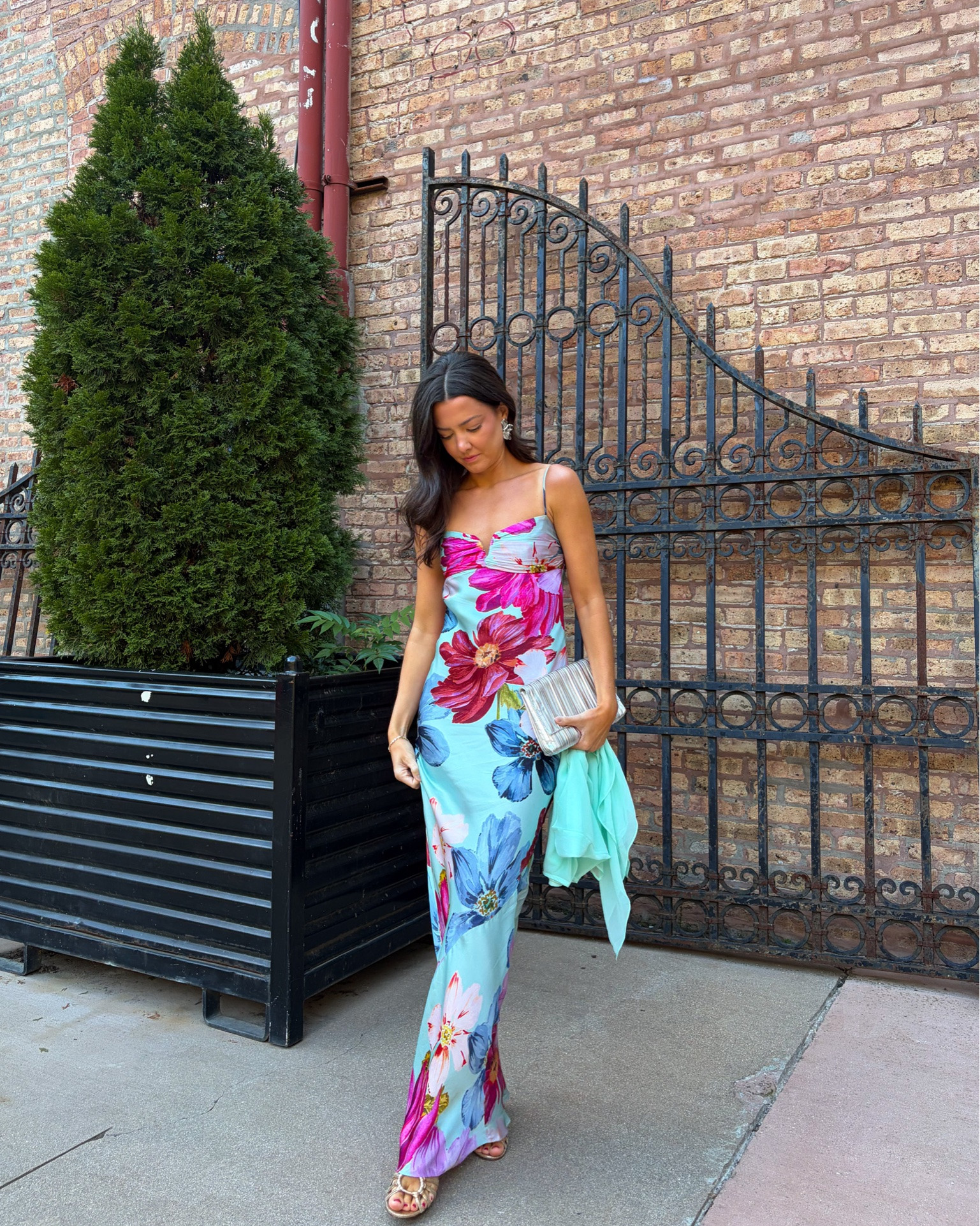 What I wore to a garden-themed wedding! I am 5’7” wearing a size small in the dress. I did not have it hemmed, but it did touch the ground while wearing heels. I could’ve also worn a small for a more formal-fitting look, but I didnt have time to preorder at the time!

#LTKWedding #LTKSeasonal