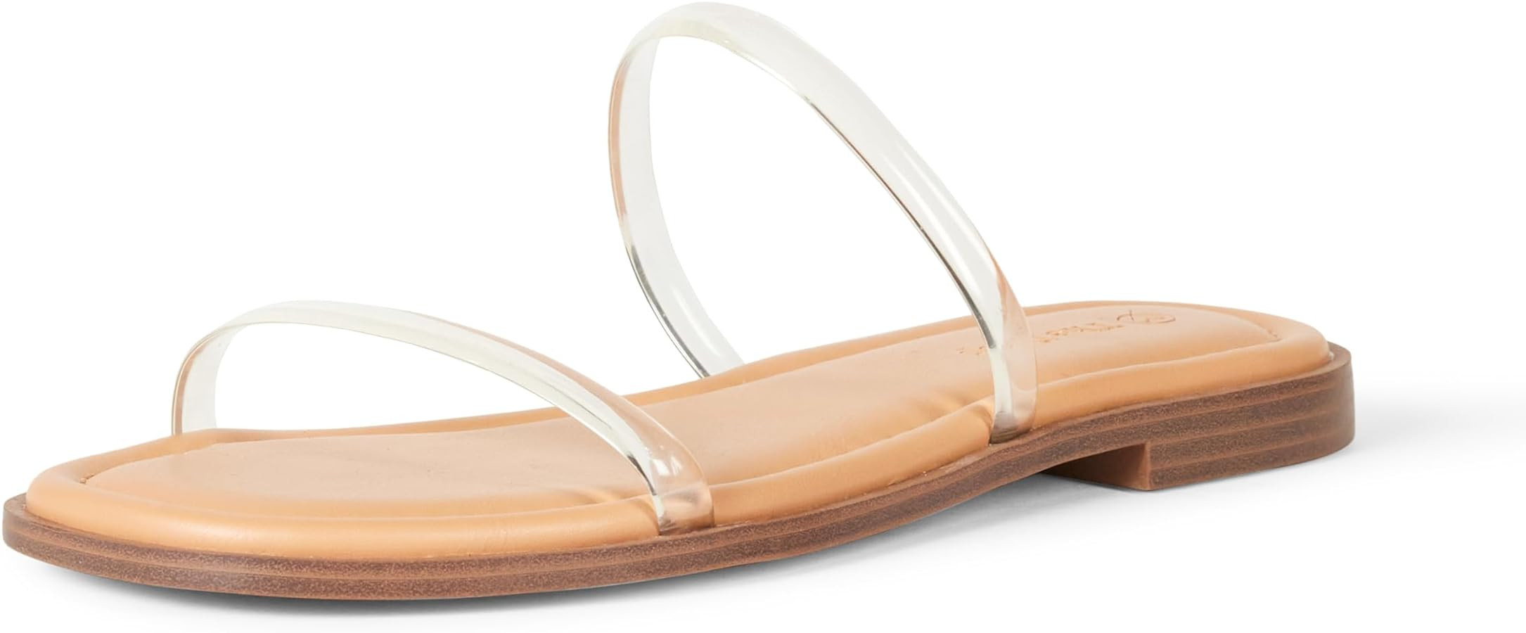 The Drop Women's Paris Square-Toe Two-Strap Flat Sandal | Amazon (US)