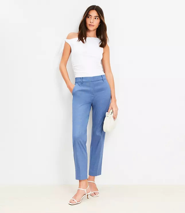 Riviera Slim Pants in Texture | LOFT