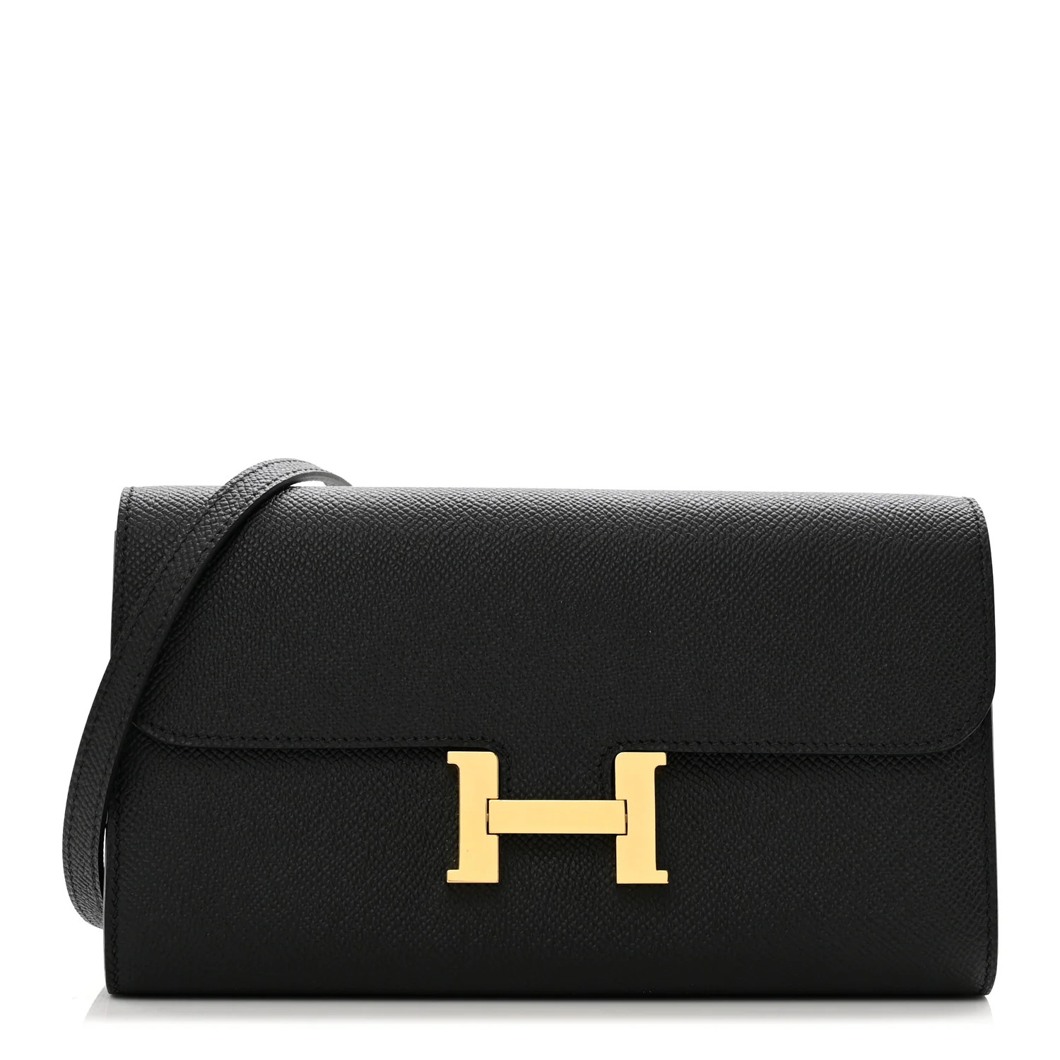 Epsom Constance Wallet To Go Black | FASHIONPHILE (US)