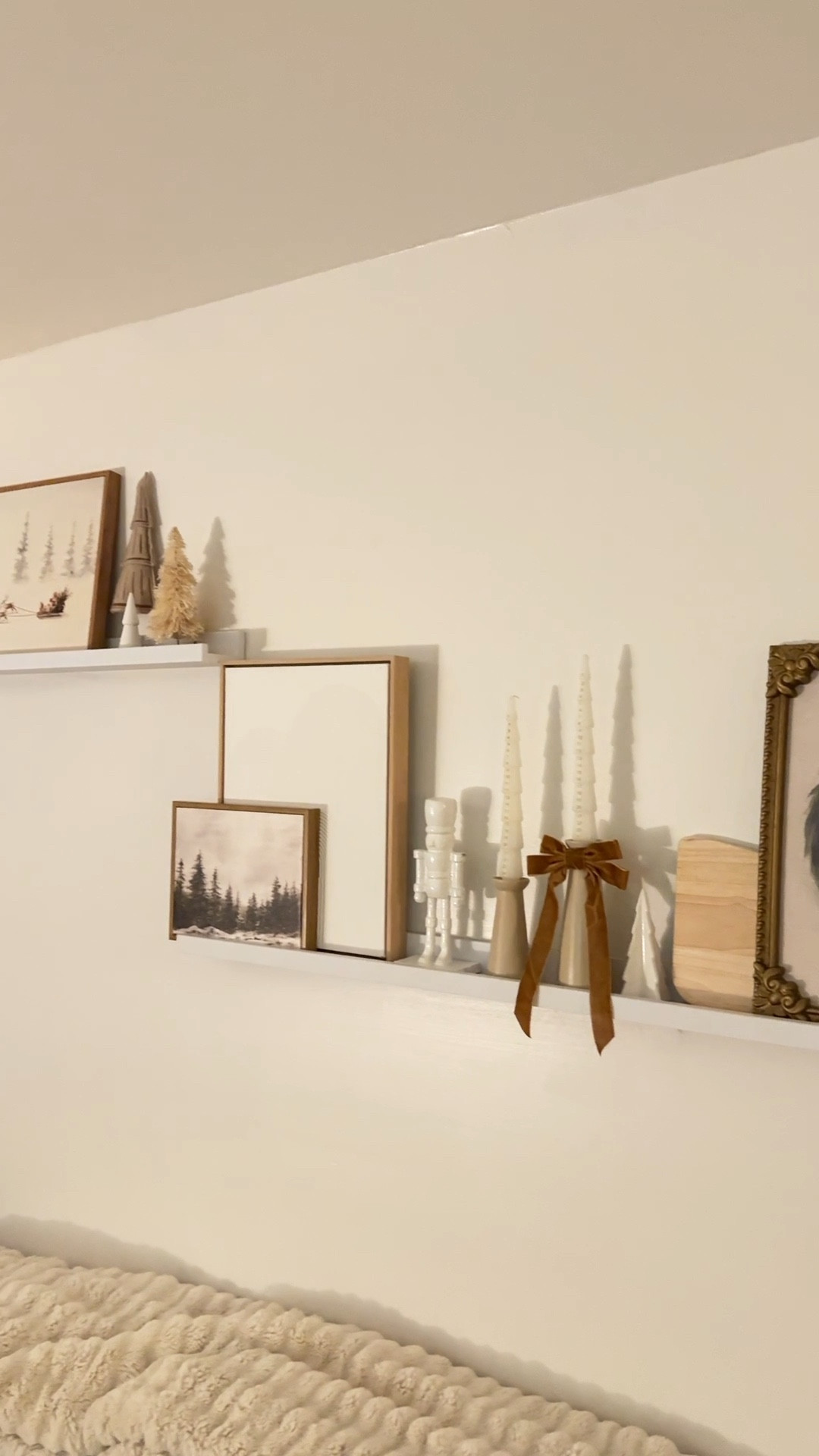 Christmas shelf decor, neutral Christmas decor 

#LTKHoliday #LTKHome #LTKGiftGuide