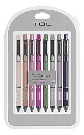 TUL GL Series Retractable Gel Pens Medium Point 0.8 mm Assorted Gunmetal Barrel Colors Assorted M... | Office Depot and OfficeMax 