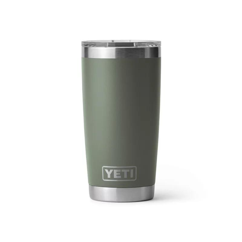 YETI DuraCoat Rambler 20 oz Tumbler Camp Green - Thermos/Cups &koozies at Academy Sports | Academy Sports + Outdoors