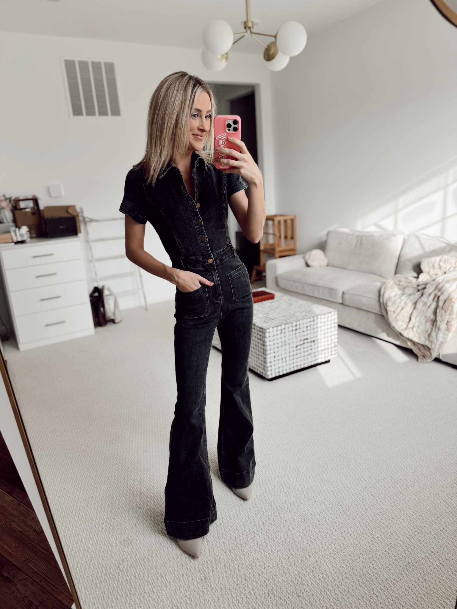 Denim jumpsuit, fall date night outfit, jumpsuit outfit ideas, Amazon heels

#LTKStyleTip #LTKFindsUnder50 #LTKSaleAlert