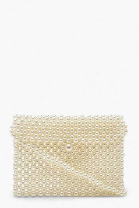 Pearl Messenger Cross Body Bag | Boohoo.com (UK & IE)