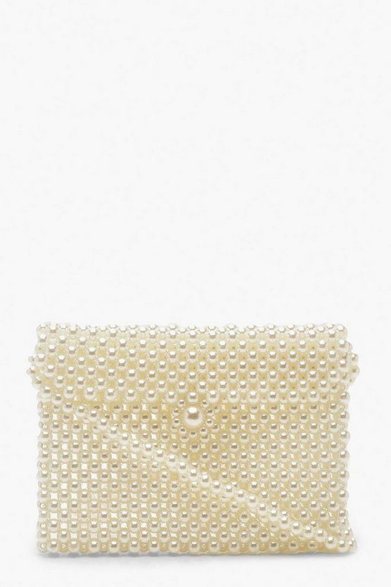 Pearl Messenger Cross Body Bag | Boohoo.com (UK & IE)