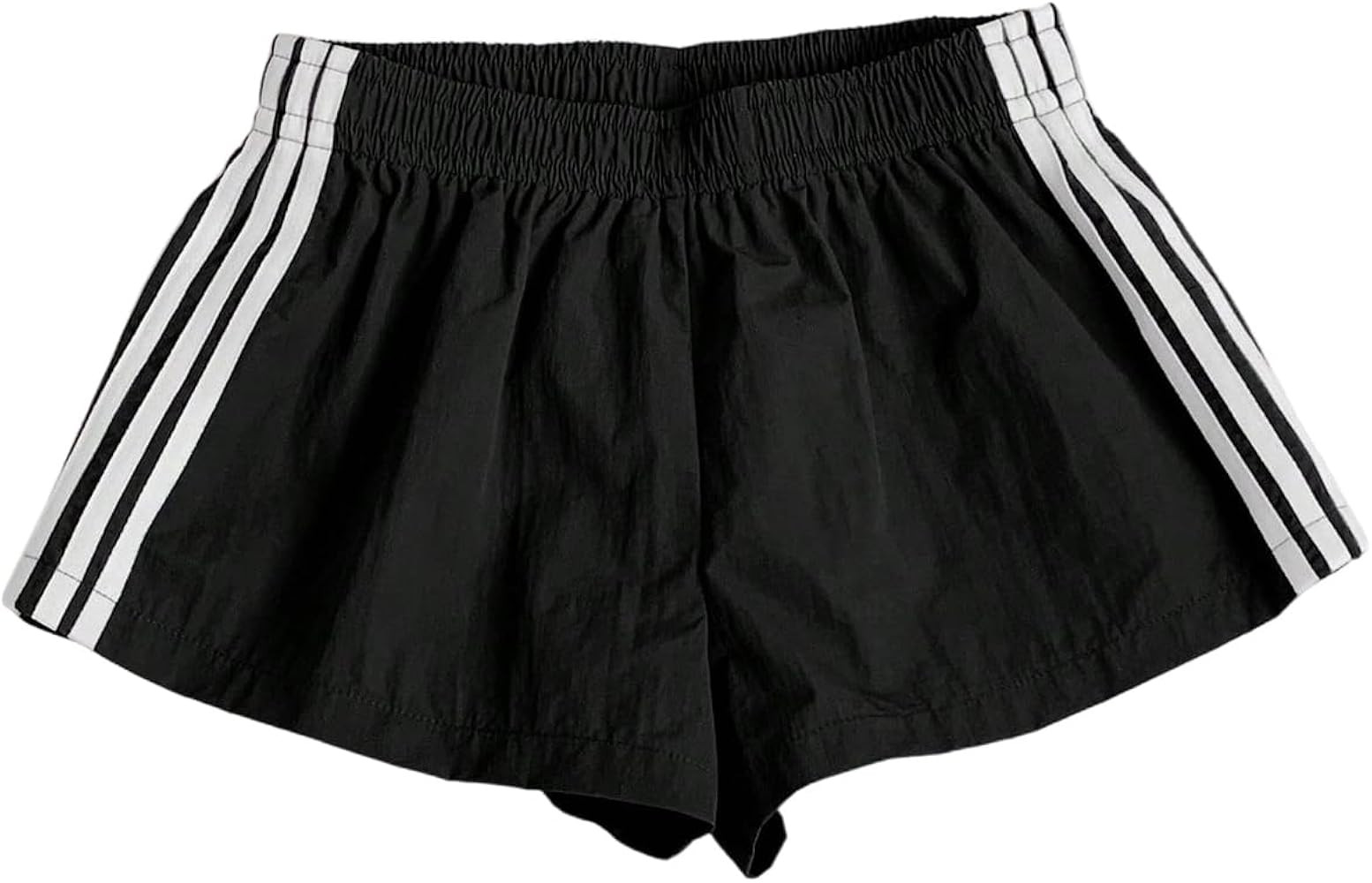 MakeMeChic Women's Striped Summer Shorts Workout Running Shorts Sweat Track Shorts Gym Athletic W... | Amazon (US)