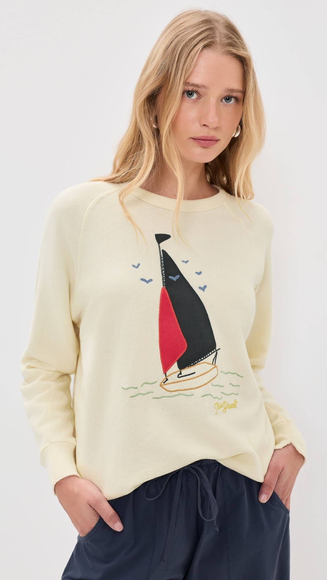 The College Sailboat Sweatshirt | Shopbop