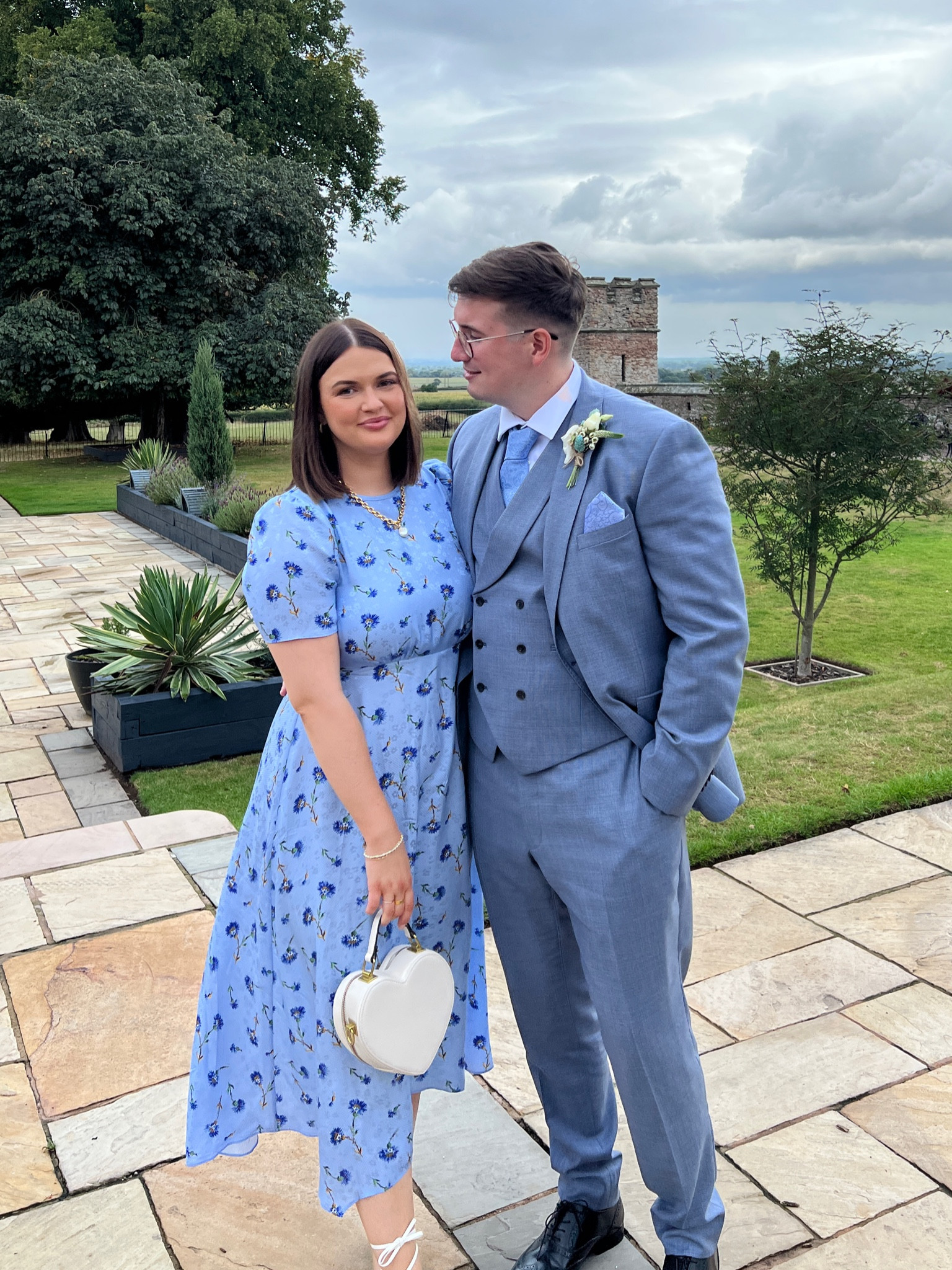 Wedding guest outfit - lk bennett silk dress, heart bag from River Island, Astrid & miyu chunky Pearl necklace & heels from H&M  

#LTKstyletip #LTKitbag #LTKeurope