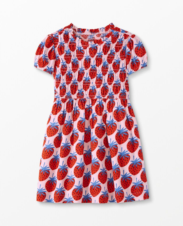 Short Sleeve Smocked Dress | Hanna Andersson