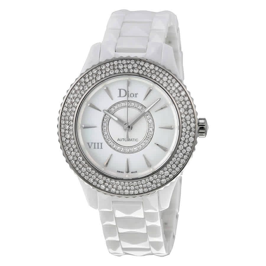 Dior VIII Diamond Studded Automatic Ladies Watch CD1245E5C001 | Jomashop.com & JomaDeals.com