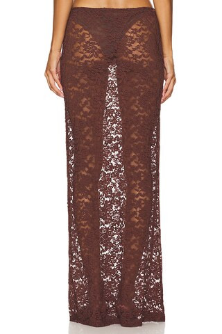 Black Swan Lace Maxi in Chocolate | Revolve Clothing (Global)