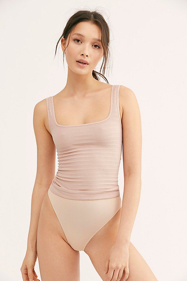 Square One Seamless Cami by Intimately at Free People, Ballet, M/L | Free People (Global - UK&FR Excluded)