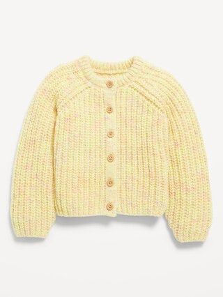 Button-Front Cardigan Sweater for Toddler Girls | Old Navy (US)