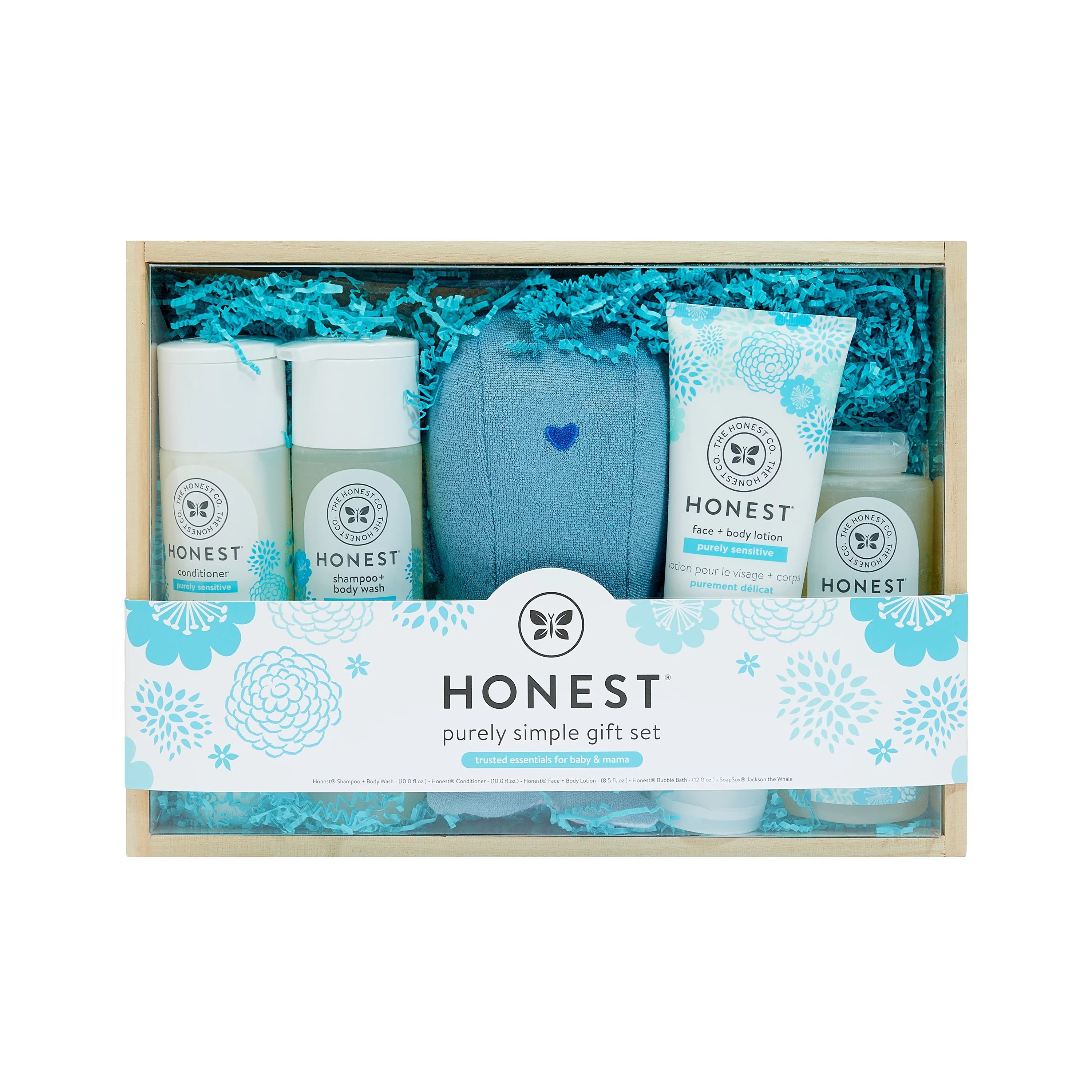 The Honest Company Baby Bathtime Gift Set, Fragrance Free | Walmart (US)