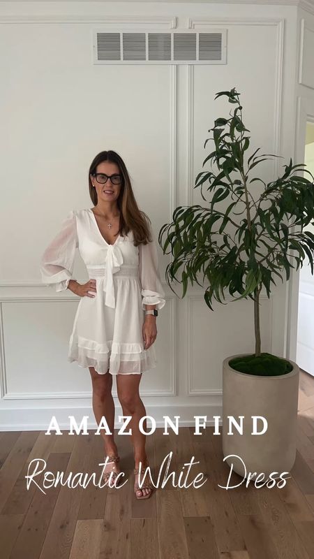 White dress with empire waist. Comes in 15 colors. Runs a bit small. Wearing a medium. 

Amazon. Amazon find. Amazon fashion. Summer outfit. Summer dress. Woman’s fashion. White dress  

#LTKunder50 #LTKFind #LTKstyletip