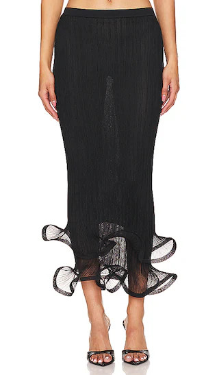 Kelso Skirt in Black | Revolve Clothing (Global)