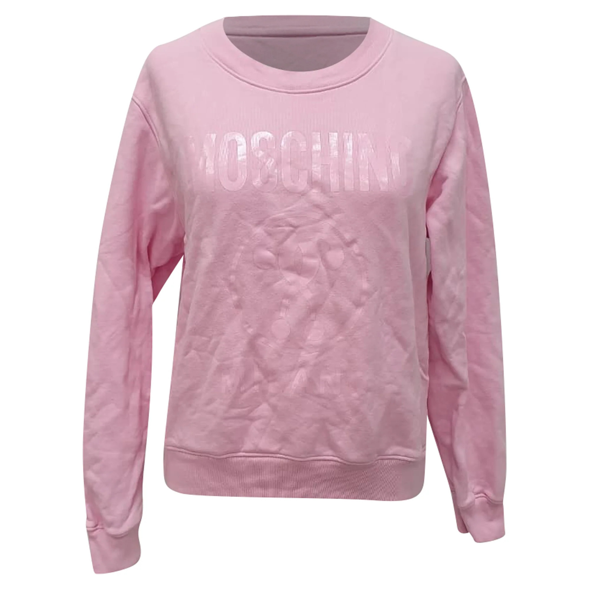 Moschino Couture Sweatshirt in Pink Cotton | Shop Simon