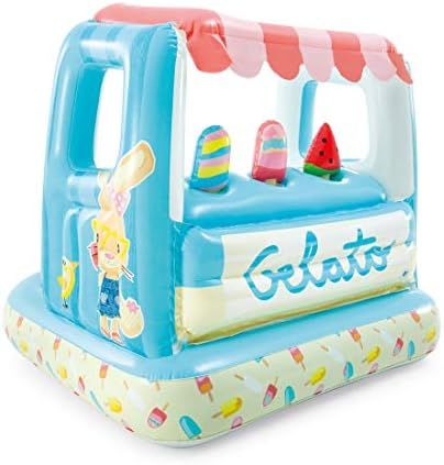 Intex Ice Cream Stand Inflatable Playhouse and Pool, for Ages 2-6, Multi, Model Number: 48672EP | Amazon (US)
