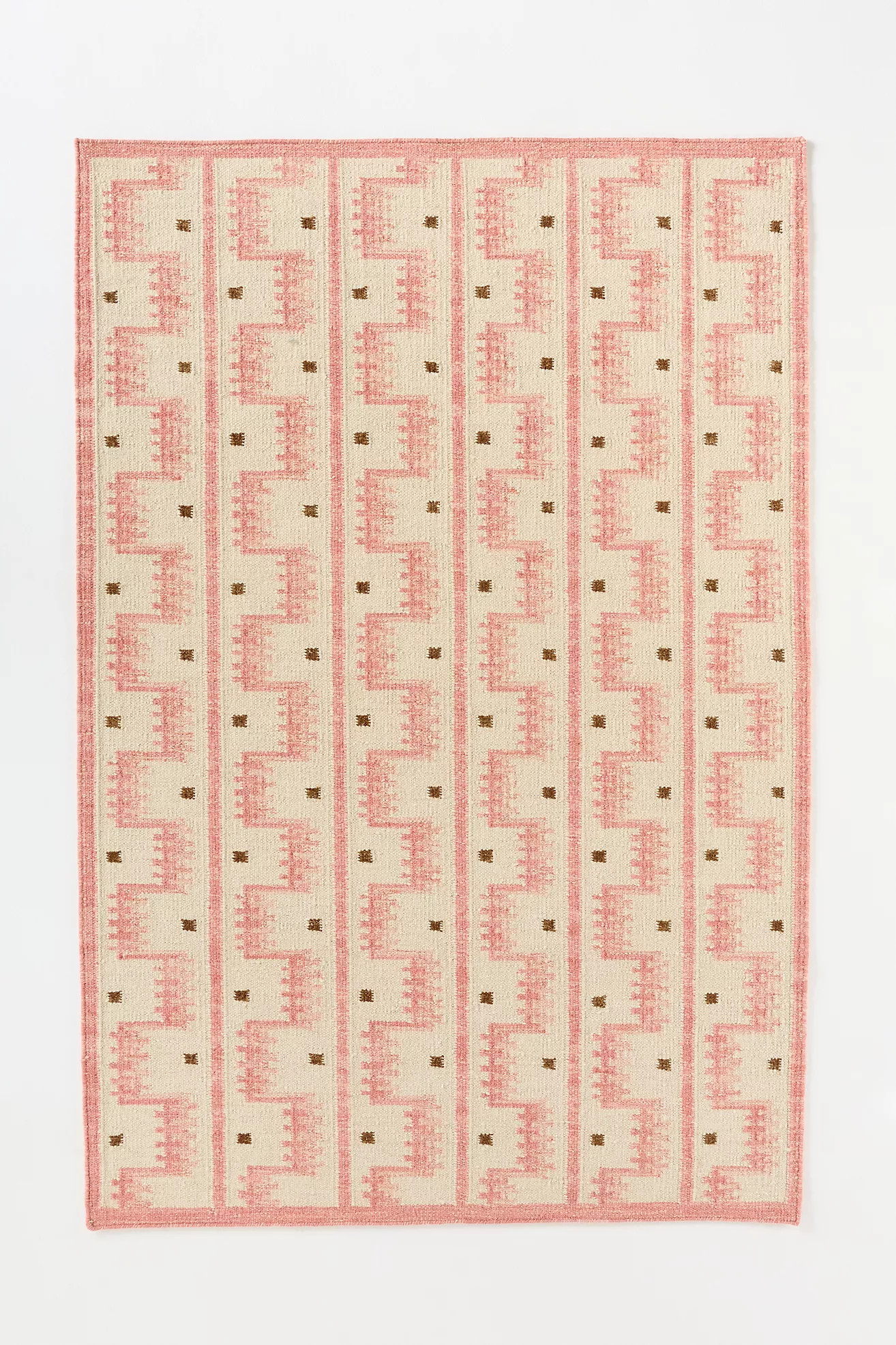 Handwoven Wool Scandi Geometric Rug | Anthropologie (US)