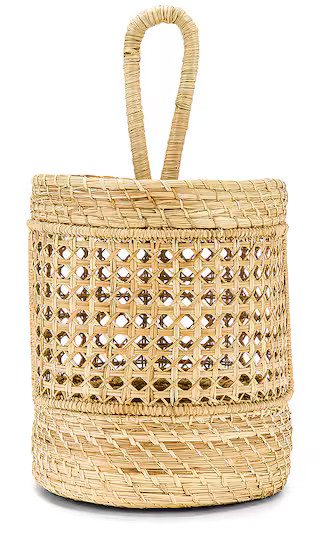 Catalpa Handwoven Wicker Spoon Holder in Natural | Revolve Clothing (Global)