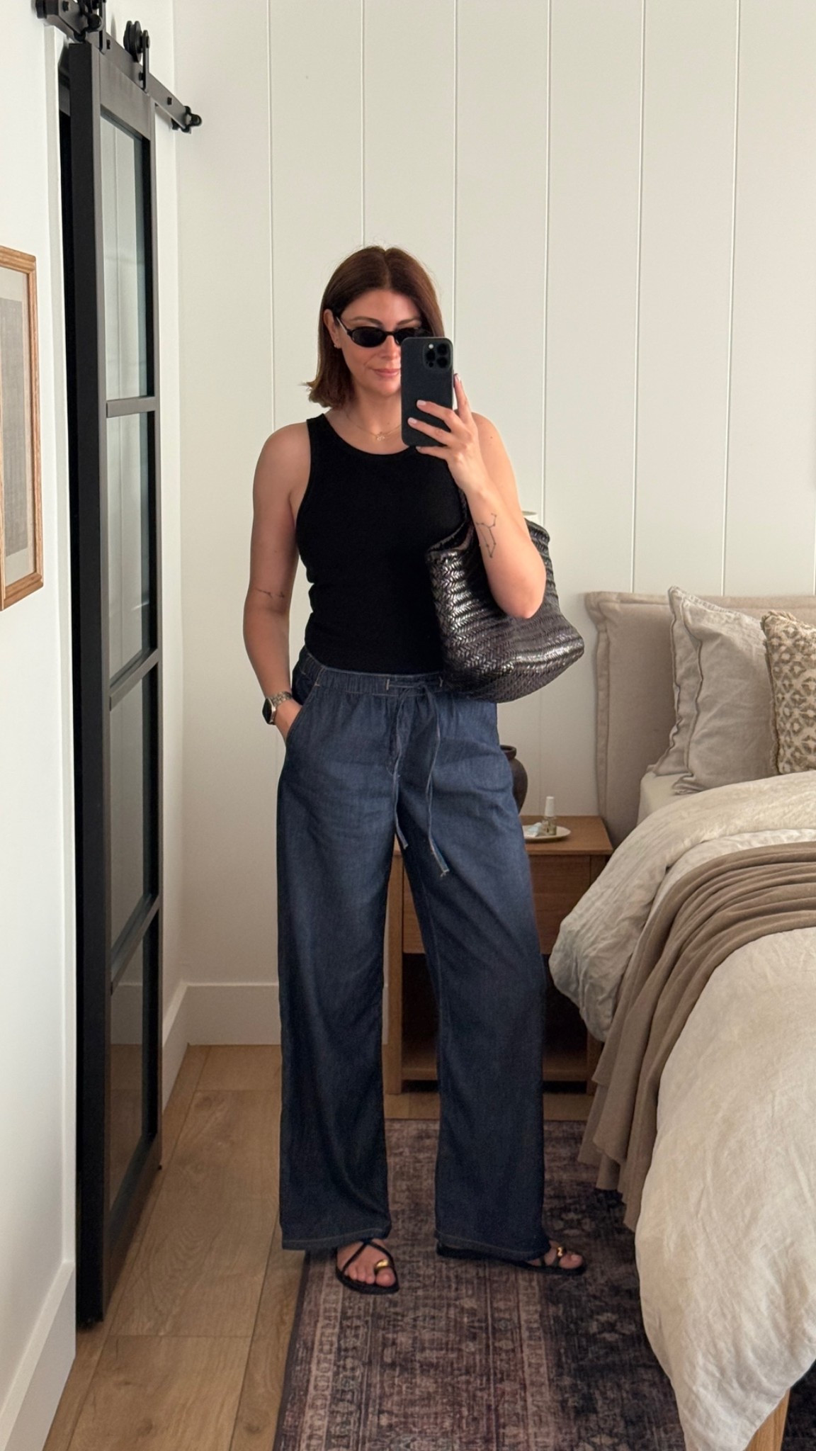 What I wore in May
These drawstring ‘jeans’ are so light they feel more like linen trousers so they’re perfect for Summer!

For size reference I’m a UK size 10, 5’9 and I’m wearing a size M.

#LTKjeans #LTKuk #LTKsummer