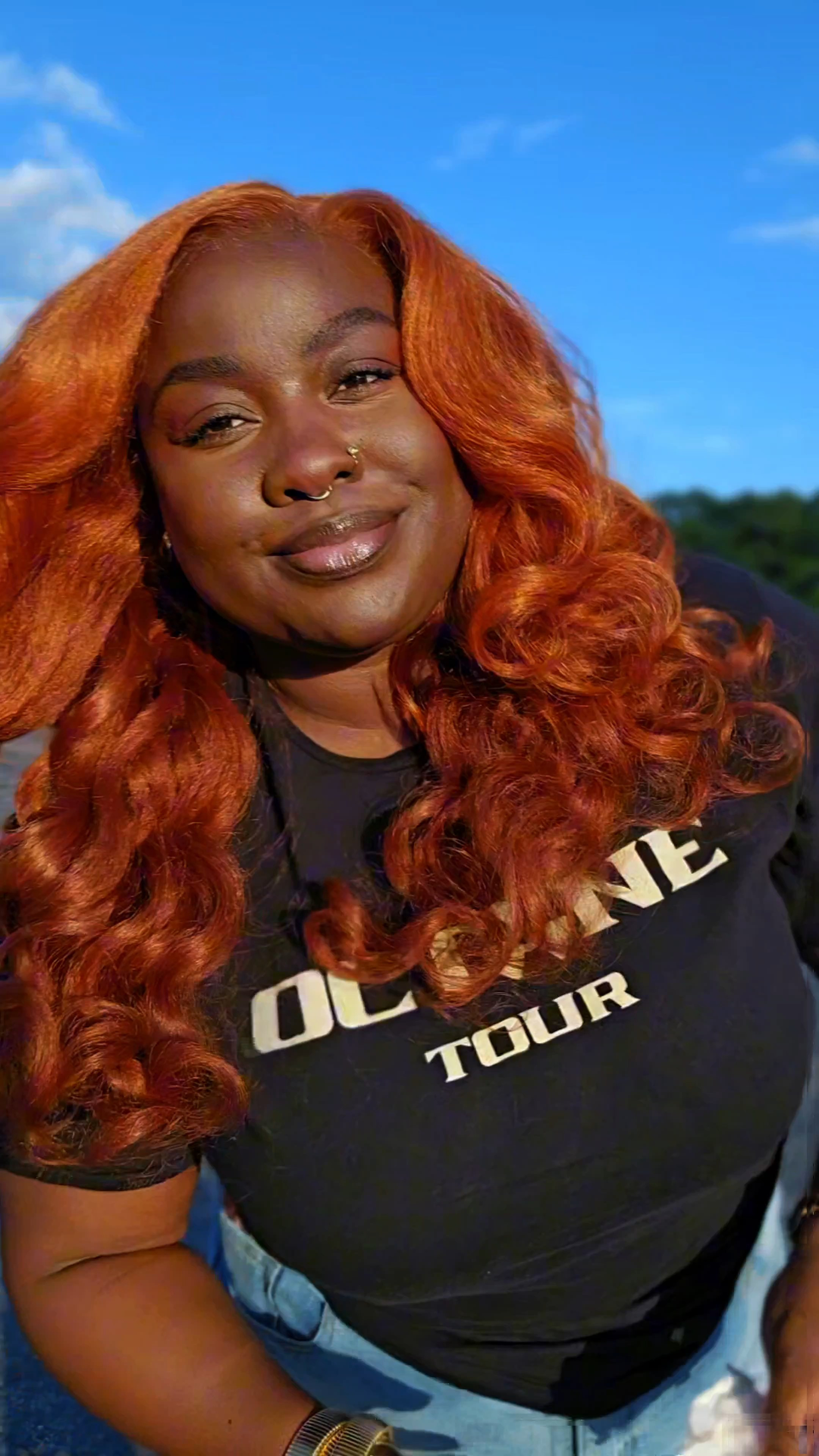 This copper red is NOT staying in stock long 🛒🔥 add it to your cart before she's GONE #latishawig #copperred #sensationnelwigs 

#LTKgrwm #LTKBeauty #LTKootd