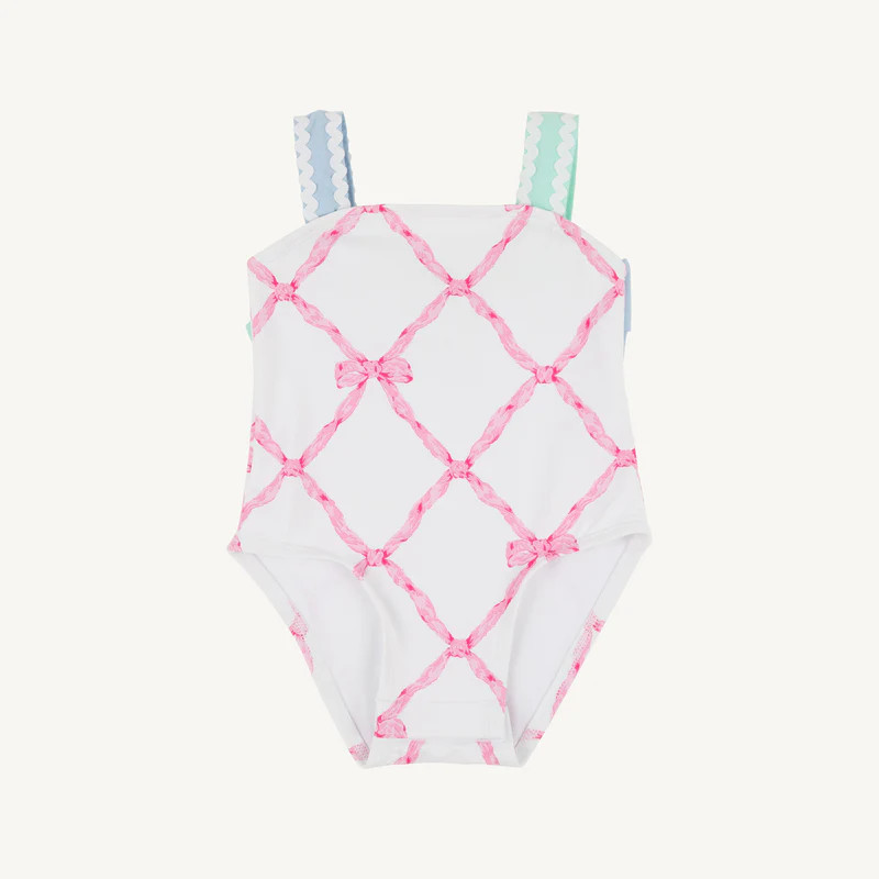 Belle Meade Bow with Buckhead Blue & Sea Island Seafoam | The Beaufort Bonnet Company