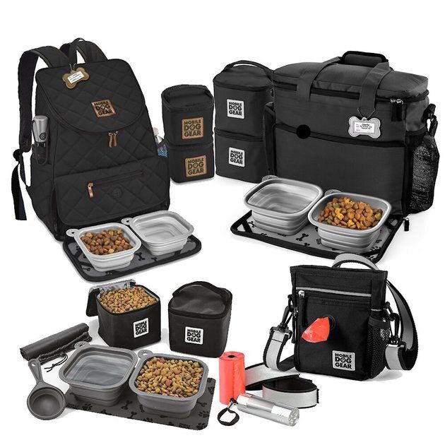Mobile Dog Gear Walking Bag, Rolling Week Away Bag, Dine Away Set & Weekender Backpack Dog Travel... | Chewy.com