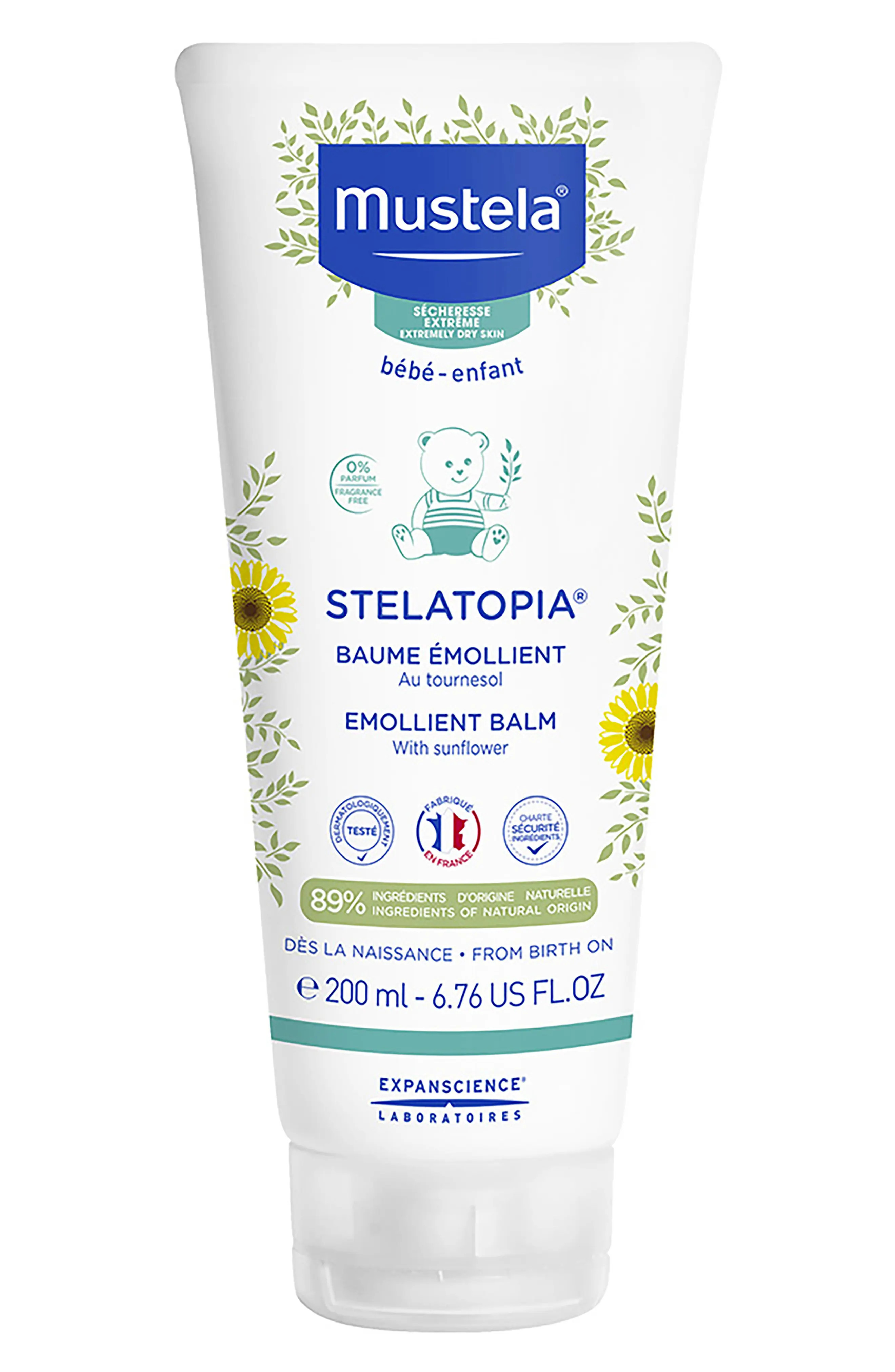 Mustela(R) Emollient Balm in White at Nordstrom | Nordstrom