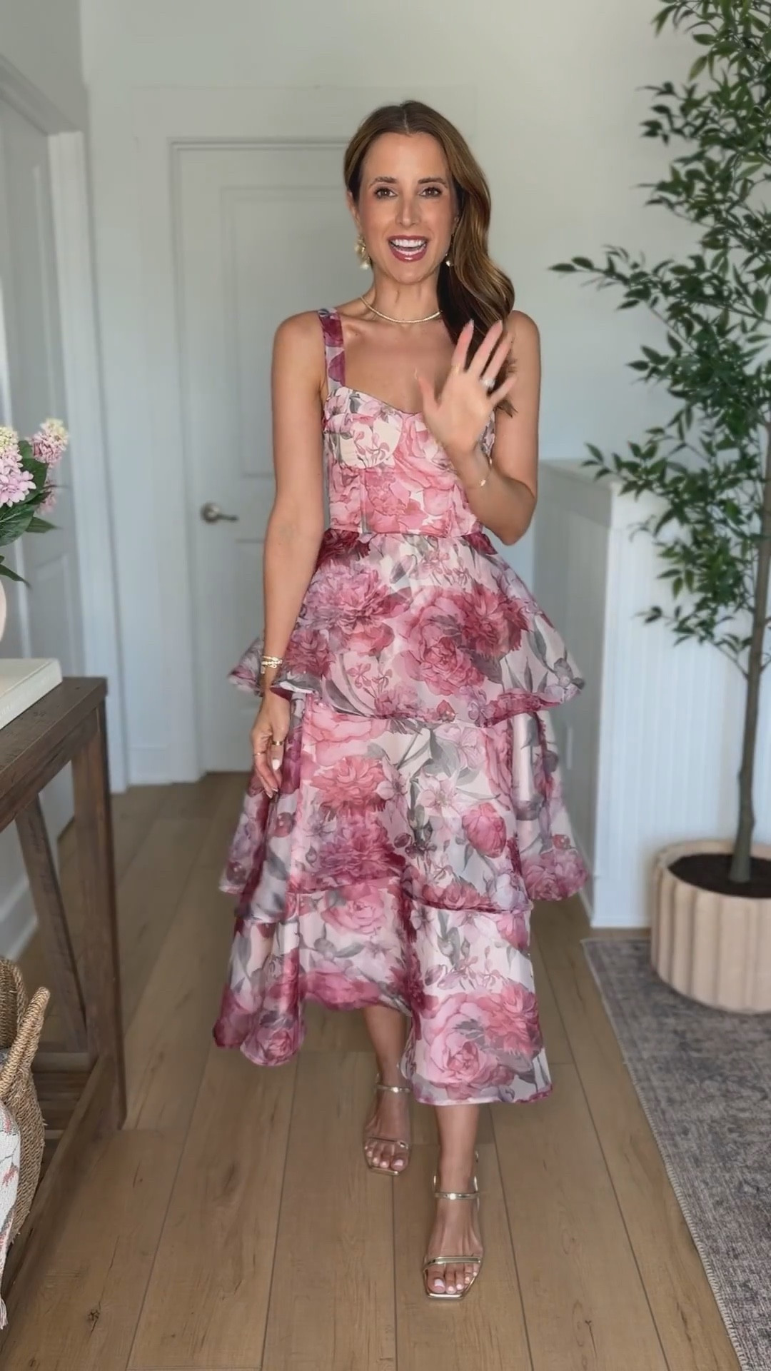 Summer wedding guest dresses. Spring wedding guest dresses. Floral midi dress. Cocktail dress.  Party dresses. Floral dresses. Fall wedding guest. 

*I am 5’3, 110, 32b in XS and adjustable straps. Bust runs snug so size up if your bust is larger. Fits me perfectly and I’m a 32b.


#LTKPetite #LTKParties #LTKWedding
