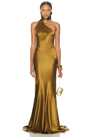 retrofete Kelsa Dress in Olive | FWRD 