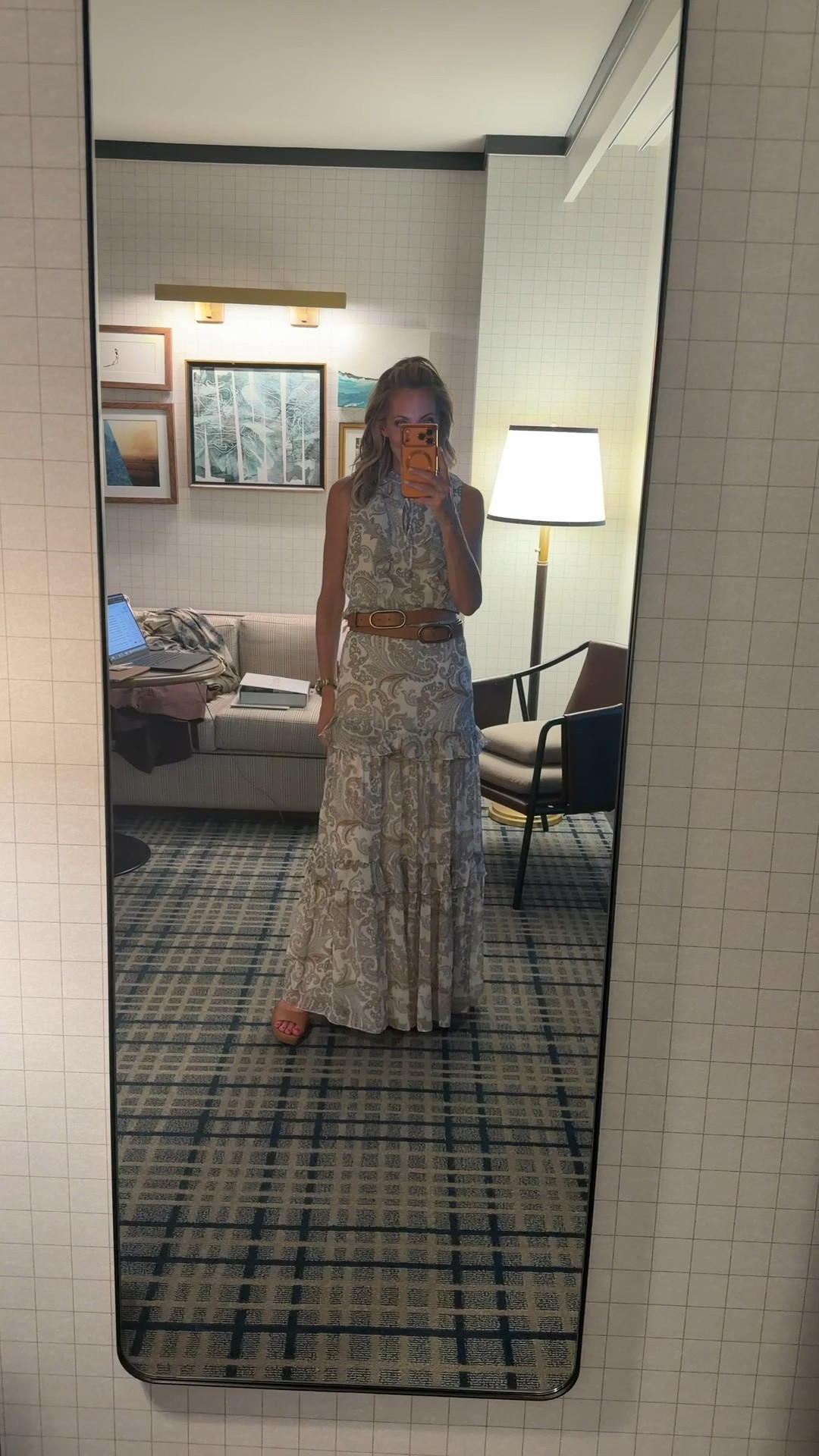 Tonight’s OOTD - Ralph Lauren top with matching skirt size 0 top XS