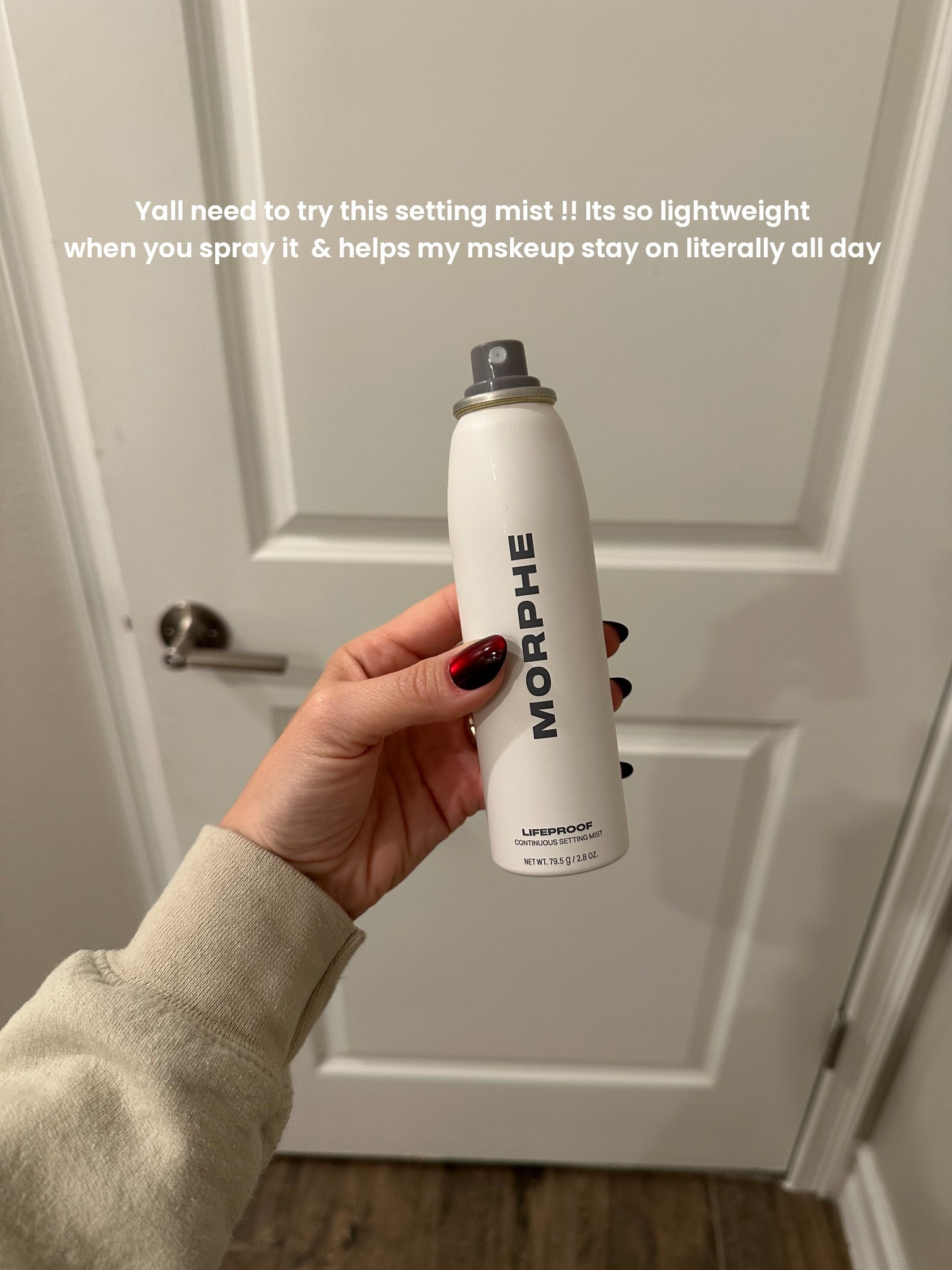 Best setting spray mist that I’ve tried yet!! @morphe 

#LTKBeauty #LTKSpringSale #LTKselfcare