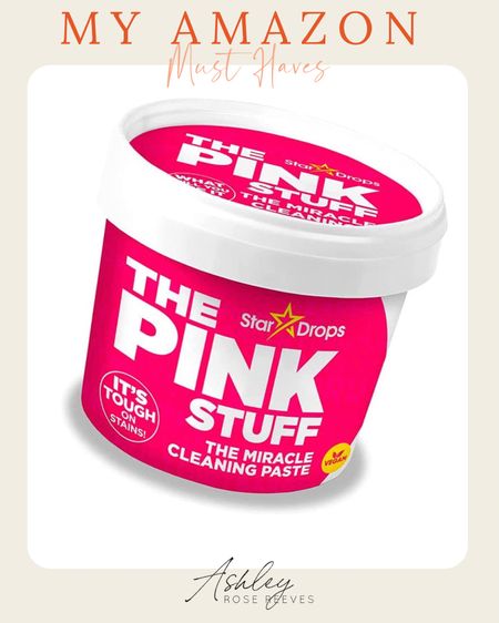 My Amazon Must Haves
The Pink Stuff
The miracle cleaning paste

#LTKFind #LTKfamily #LTKhome
