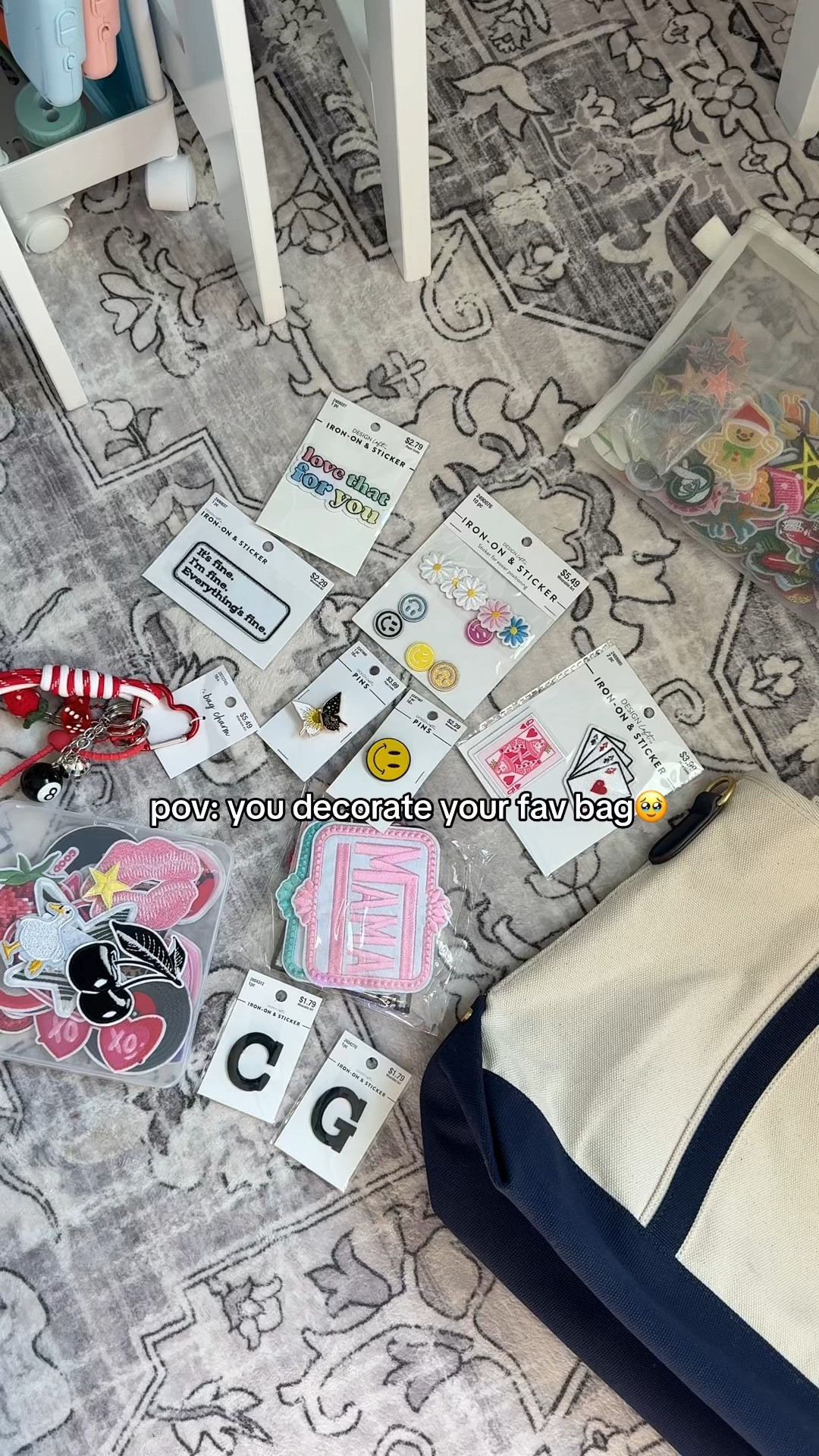 Your sign to buy this bag & decorate it! 🥹💛✨ #spring 

#LTKHome #LTKmomlife #LTKdayinmylife