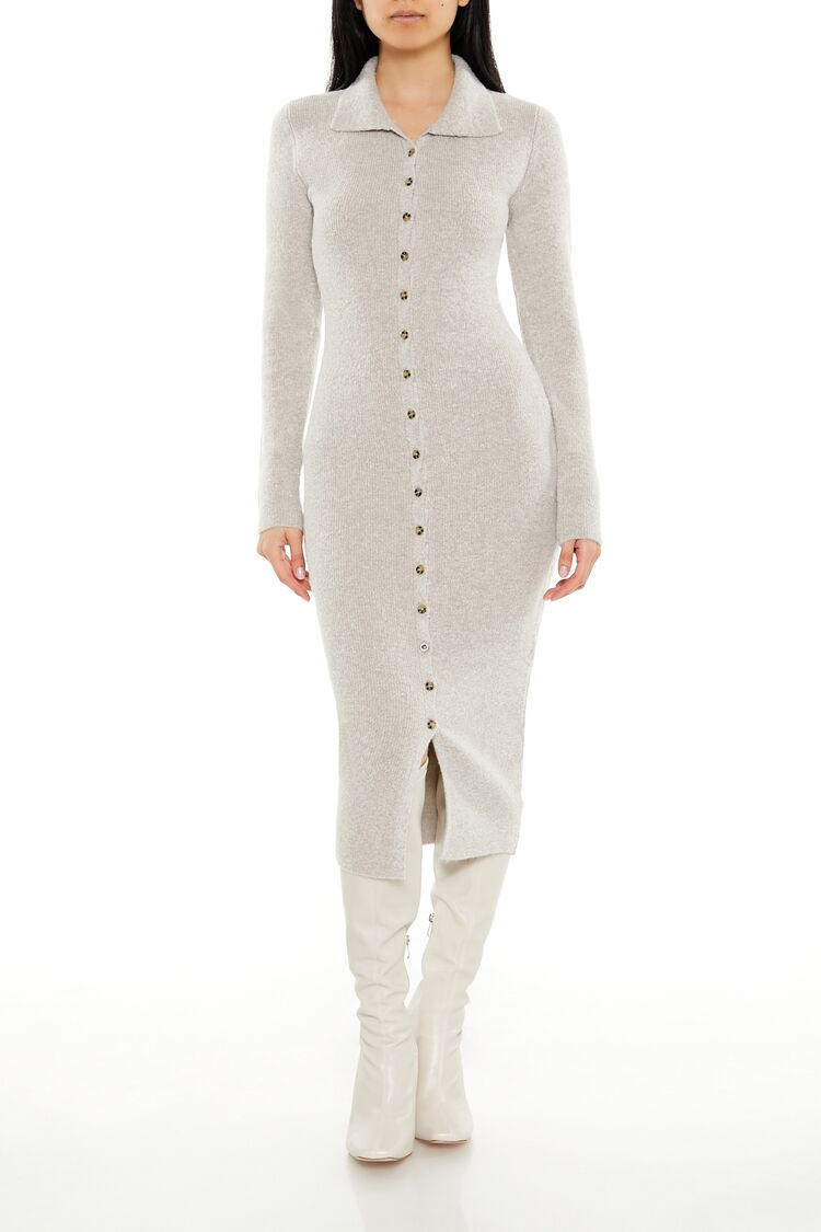 Sweater-Knit Midi Dress | Forever 21