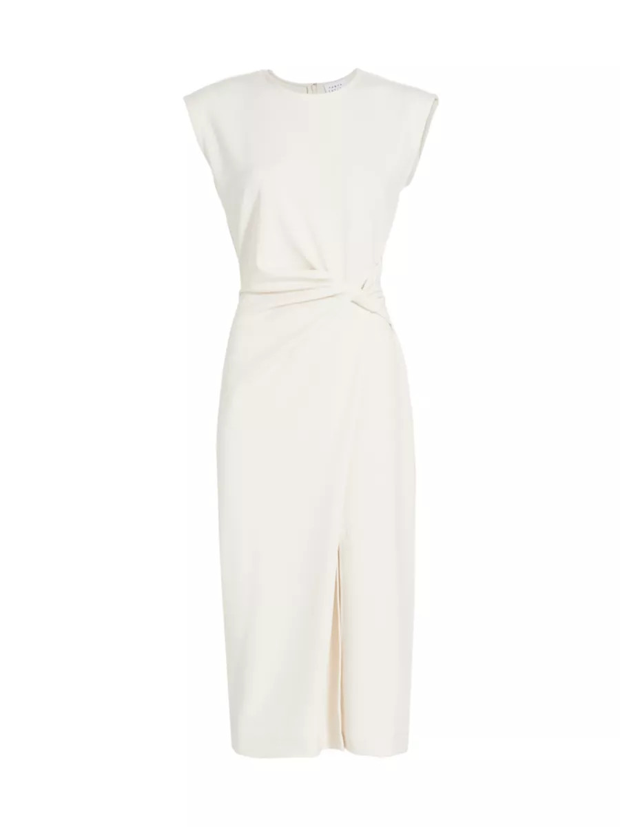 Cody Crepe Sleeveless Midi-Dress | Saks Fifth Avenue