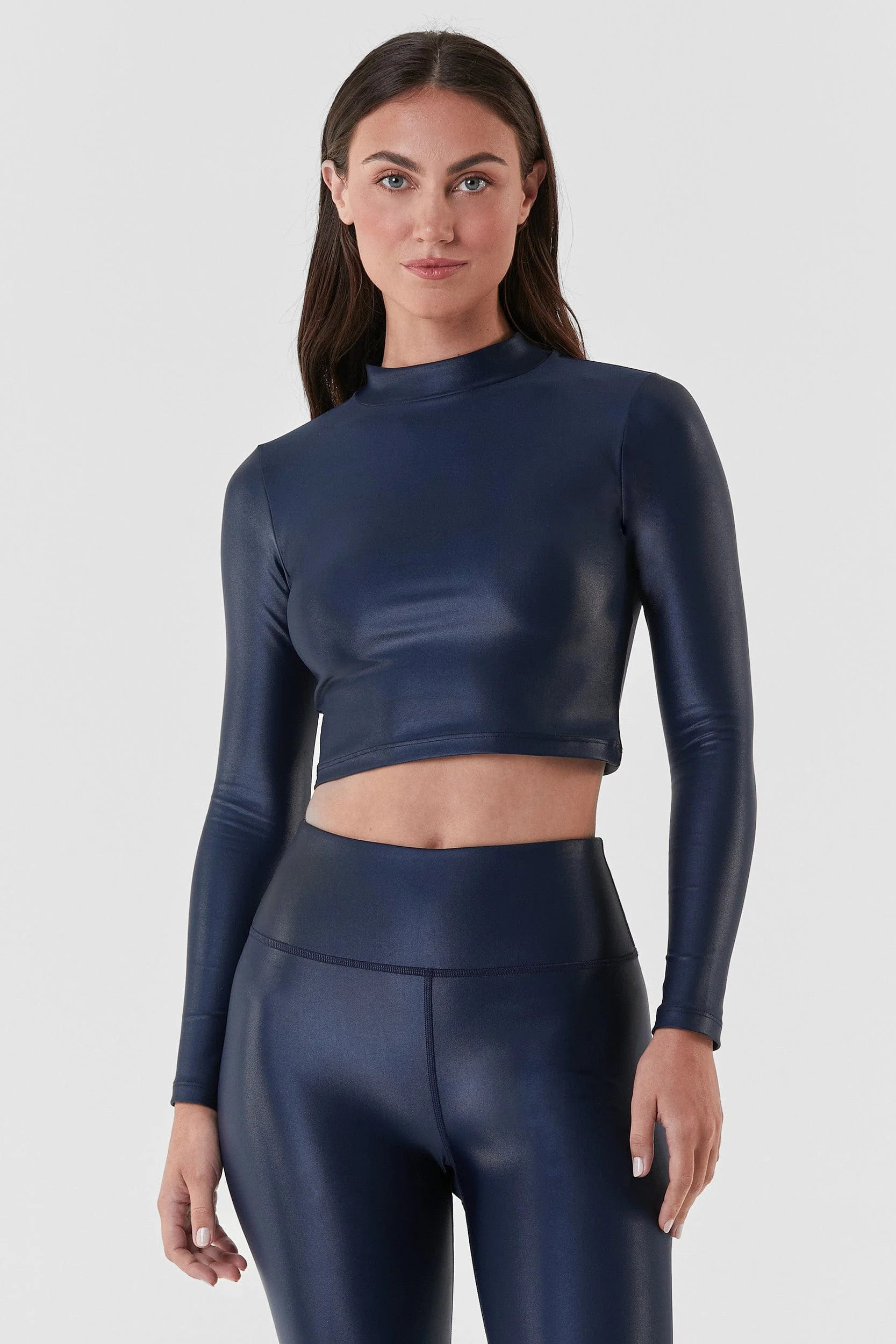 Liquid Tone Long Sleeve - Navy | The Noli Shop