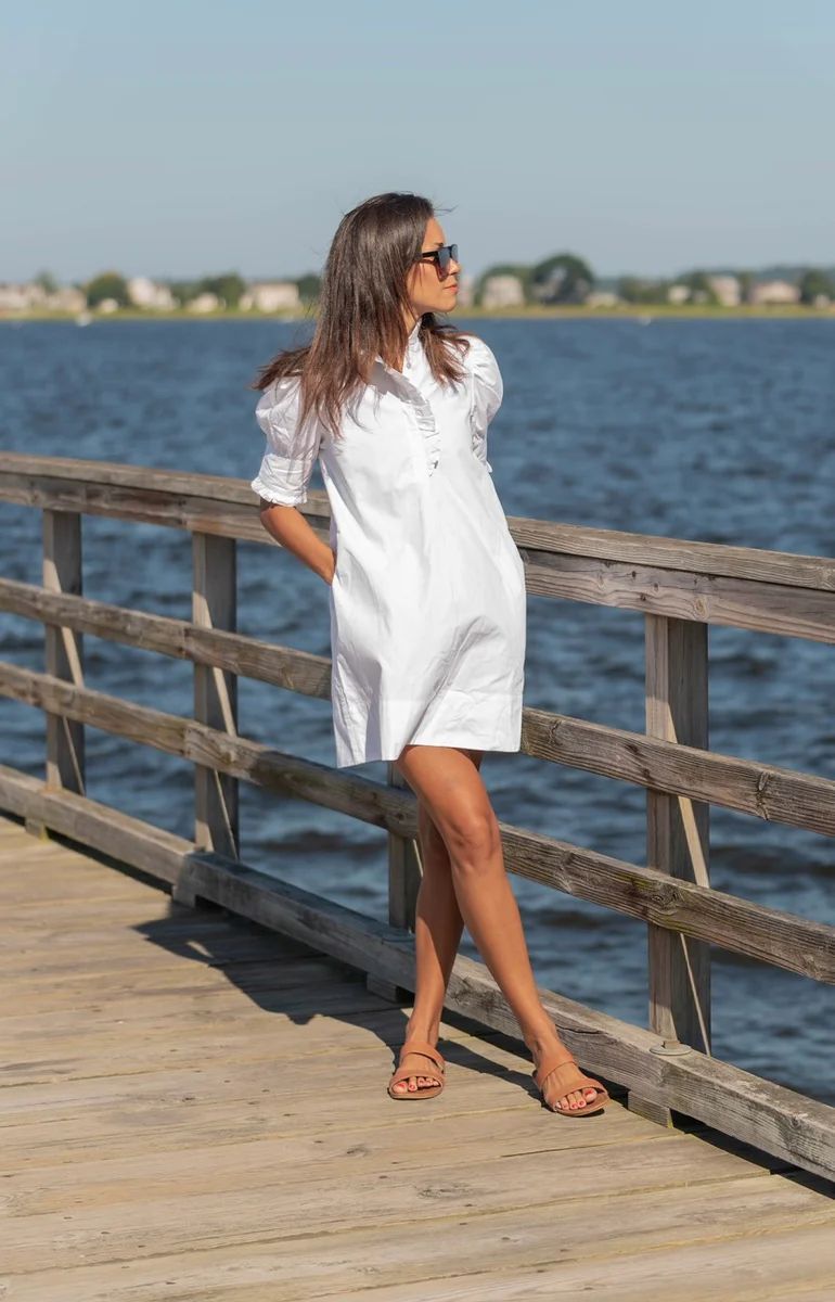 Westport Dress - White | navyBLEU LLC